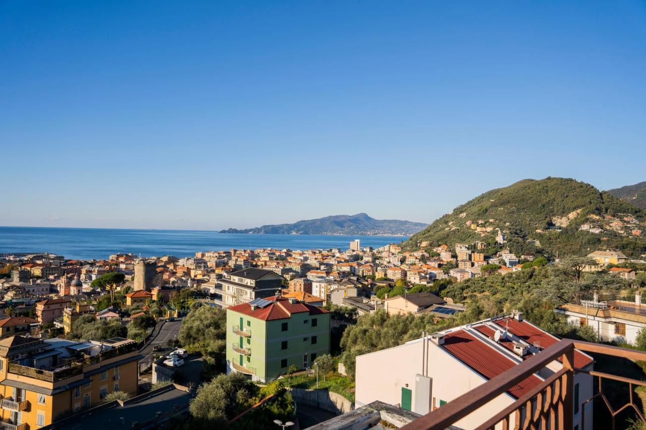 093 - Casa Panorama, Vista Mare E Vista Portofino, 500 Metri Centro Di Chiavari, Posto Auto Gratis Incluso Apartment Екстериор снимка