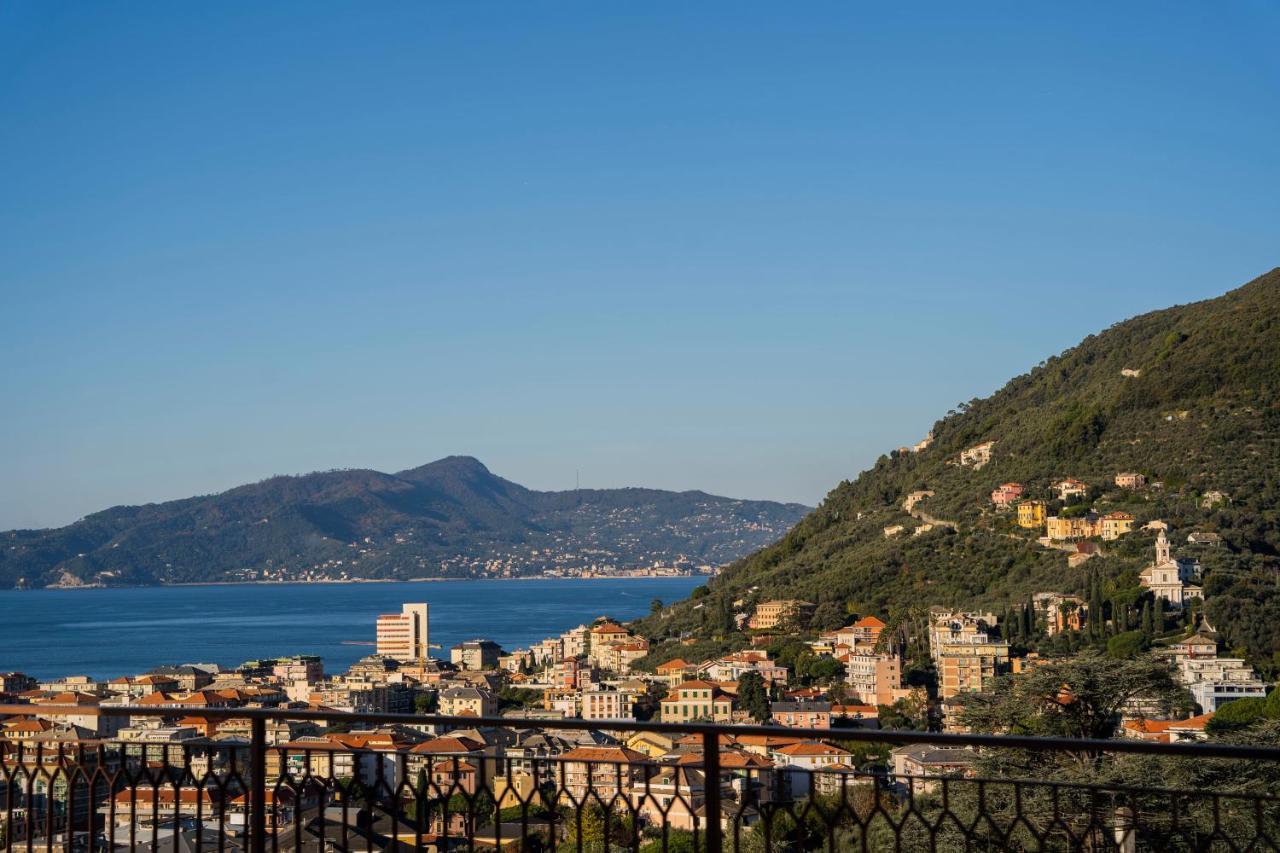 093 - Casa Panorama, Vista Mare E Vista Portofino, 500 Metri Centro Di Chiavari, Posto Auto Gratis Incluso Apartment Екстериор снимка