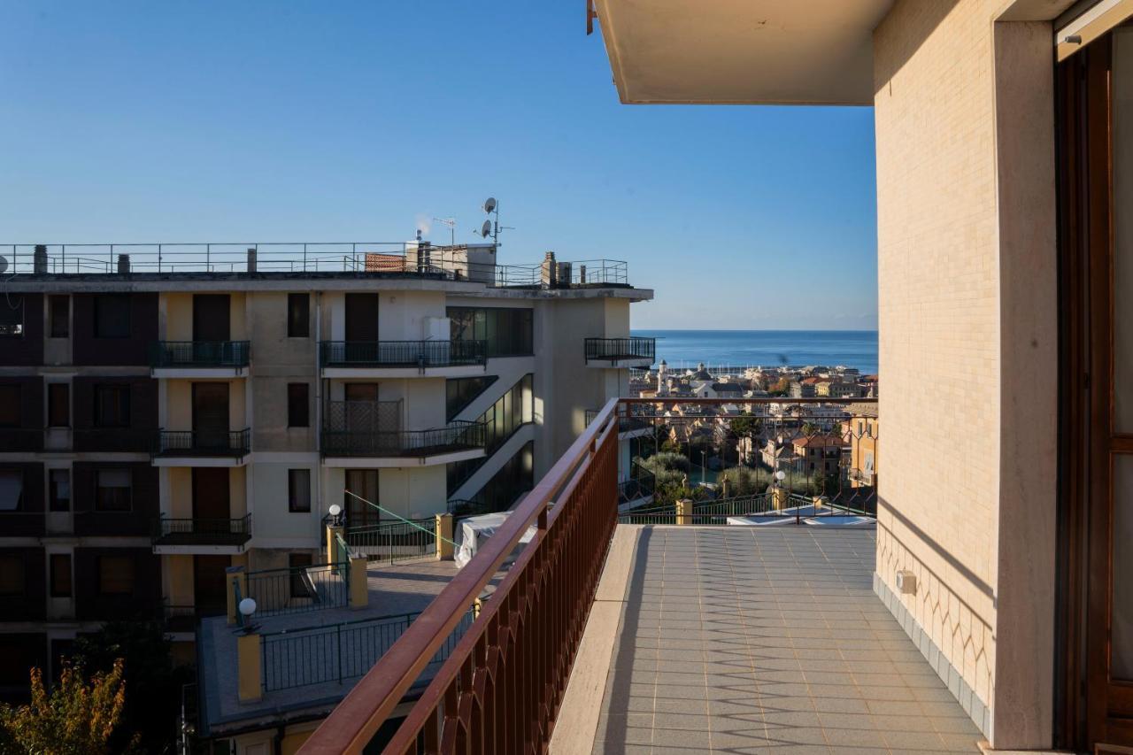 093 - Casa Panorama, Vista Mare E Vista Portofino, 500 Metri Centro Di Chiavari, Posto Auto Gratis Incluso Apartment Екстериор снимка